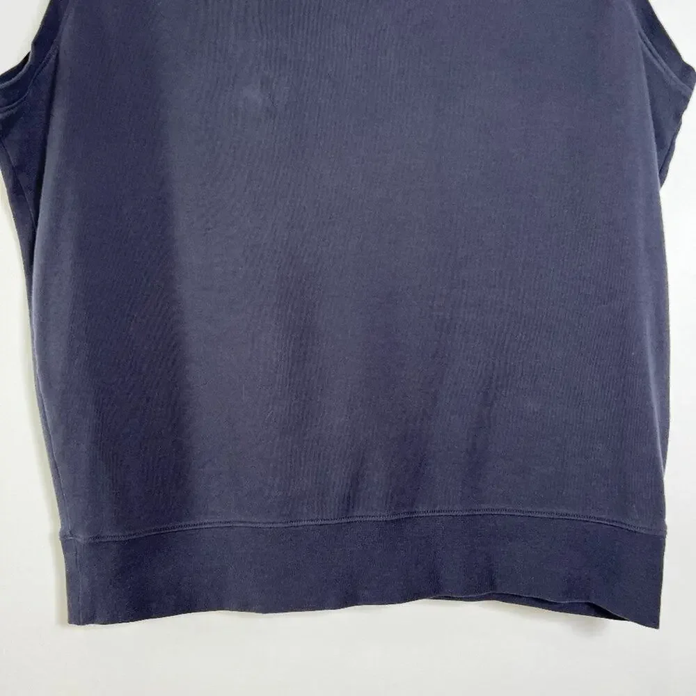 Peter Millar 1/4 Zip Pima Cotton Golf Vest SIZE XL Navy Pullover Peru